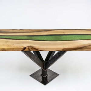 Stół / Ława - Zielony Orzech Kanion -108x46x3,5 cm