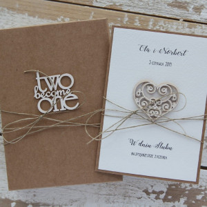 Stylowa Kartka ślubna z personalizacją KSPU-145