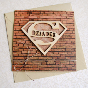 Super Dziadek : kartka na Dzień Dziadka