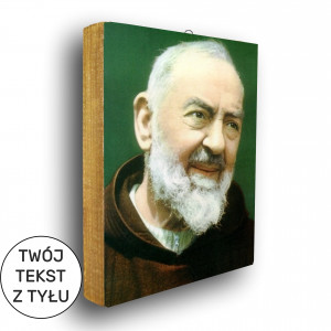 Św. Ojciec Pio - personalizowana ikona