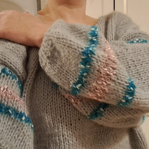 Sweter wełna. Handmade