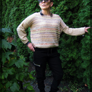 Sweterek Lniane Pole