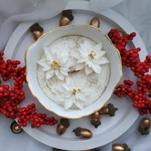 Świąteczna świeca  sojowa