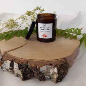 Świeca sojowa drzewo sandałowe, świeca sojowa naturalna