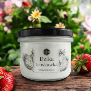 Świeca sojowa DZIKA TRUSKAWKA 235 ml Mikuno