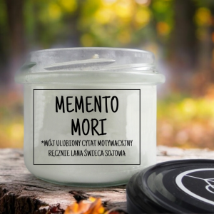 Świeca sojowa Memento mori dla fanów serialu 1670 235 ml