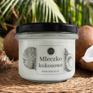 Świeca sojowa MLECZKO KOKOSOWE 235 ml Mikuno