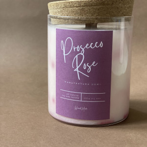 Świeca sojowa - Prosecco Rose