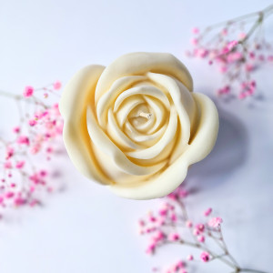 Świeca sojowa Rose - duża