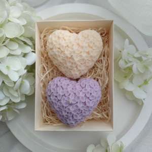 Świece sojowe  serca