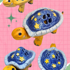 Świecznik na tealight - żółw