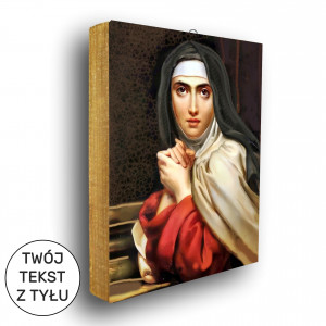 Święta Teresa z Avila - ikona z tekstem