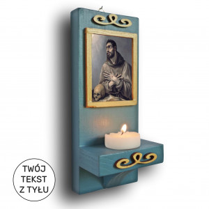 Święty Franciszek z Asyżu- mini ołtarzyk