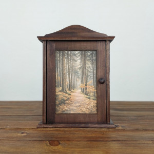 Szafka na klucze - jesienny las