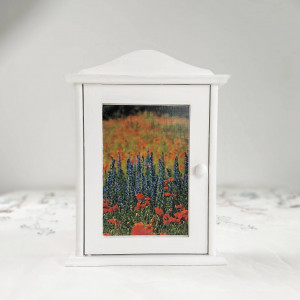 Szafka na klucze - letnia łąka