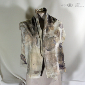 Szal Eko-druk VIII / jedwab