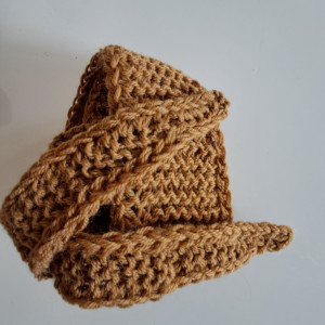 Szalik w stylu skandynawskim.Alpaka.