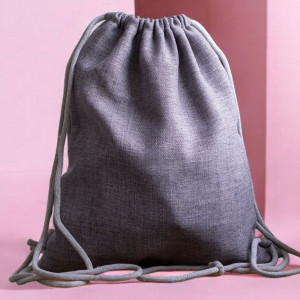 Szary workoplecak XL plecionka