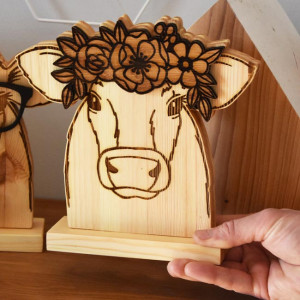 Szczęśliwa krówka z kolekcji "WEGAŃSCY PRZYJACIELE"