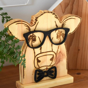 Szczęśliwy byczek z kolekcji "WEGAŃSCY PRZYJACIELE"