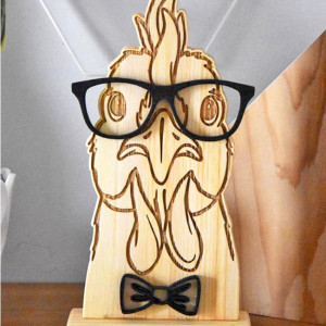 Szczęśliwy kogut z kolekcji "WEGAŃSCY PRZYJACIELE"