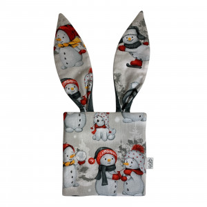 Szmatka sensoryczna z uszkami Bałwanki (425893)