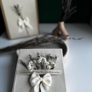 Szybka wysyłka pachnąca lawendą szkatułka na ślub z torebką