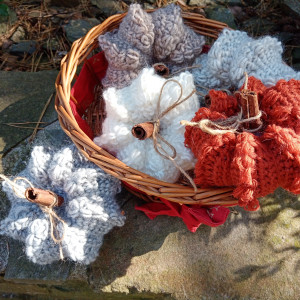 Szydełkowe dynie/ Fantazyjna Dynia Szydełkowa z Cynamonowym Ogonekiem