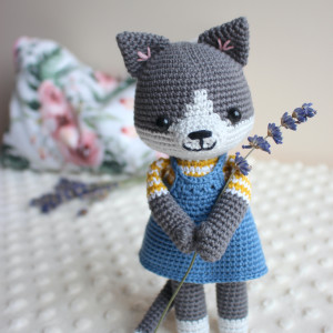 Szydełkowy kotek Kitty