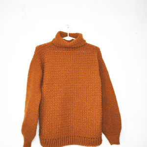 Szydełkowy sweter Brown