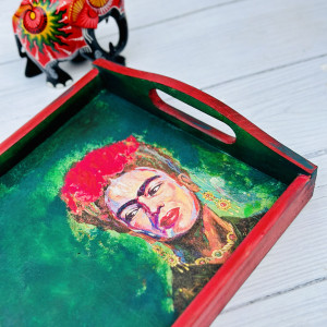 Taca deska, Frida Kahlo, prezent, oryginalna dekoracja