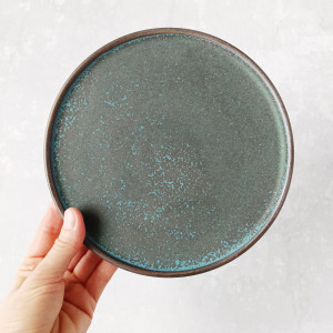 Talerz turkusowy 19,5 cm