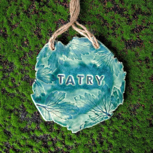 TATRY zawieszka z motywem roślin