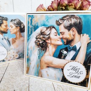 Telegram ślubny premium | Mąż & Żona