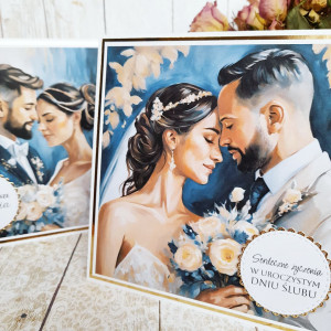 Telegram ślubny premium | Serdeczne życzenia w uroczystym dniu ślubu