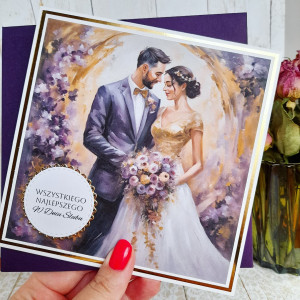 Telegram ślubny premium | Wszystkiego najlepszego w dniu ślubu