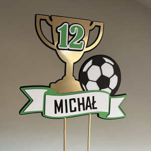 Topper na tort - piłka nożna