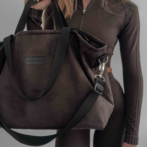 Torba Grand Tote Chocolate - nubuk