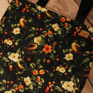 Torba kwiaty ptaki gil