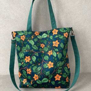 Torba na ramię - print botaniczny