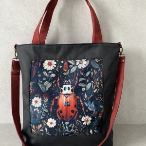 Torba na ramię - print chrząszcz