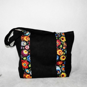 Torba na ramię xxl boho folkowa  łowicz