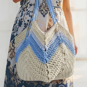 Torba na szydełku torba ze sznurka TS021