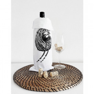 Torba na wino Worek na butelkę i na prezenty - Lew