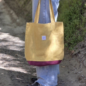 Torba shopper żółta