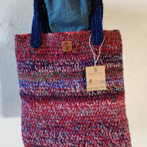 Torba szydełkowa kolorowa