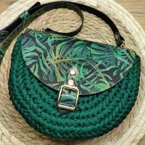 Torebka  Jodełka  Monstera