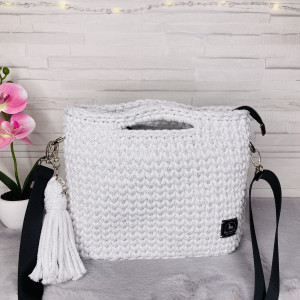 Torebka Koszyk 4 Handmade Pleciona Damska na Ramię | Polska