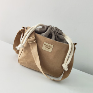 Torebka SOFIA Beige - beżowa torebka z kominem