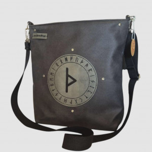 Torebka styl ezoteryczny runy mitologia Thurisaz Futhark